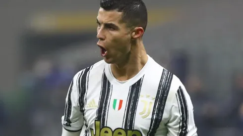 Cristiano Ronaldo celebrando uno de sus goles con Juventus.