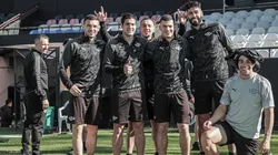 La alegría de Libertad luego del título doméstico.