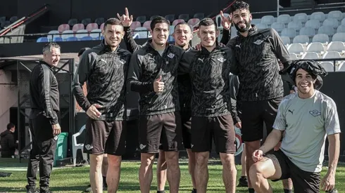 La alegría de Libertad luego del título doméstico.