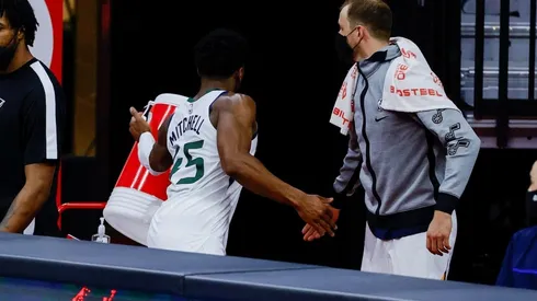 Donovan Mitchell enojado