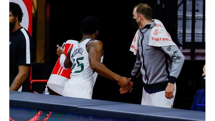 Donovan Mitchell enojado