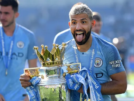 ¡Uno más! Todos los títulos del Kun Agüero con el Manchester City