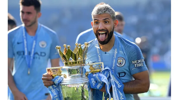 Sergio Agüero, el máximo ídolo del Manchester City (Fuente: Getty Images)