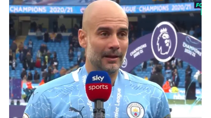 Video: Guardiola se puso a llorar al hablar de Agüero