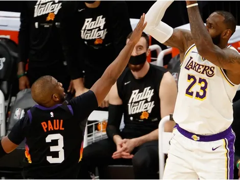 Vídeo: Chris Paul tumbó a LeBron James y casi se arma una golpiza