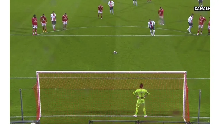 El increíble penal de Neymar.