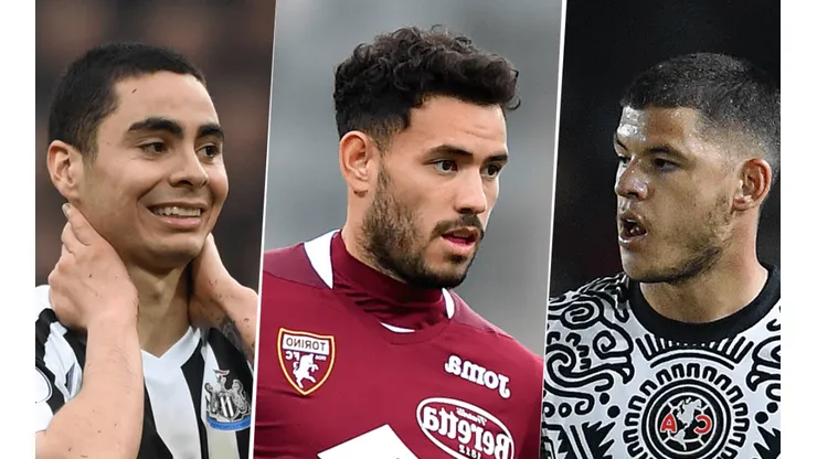 Miguel Almirón, Tony Sanabria y Richard Sánchez el podio de los jugadores más caros de Paraguay (Fuente: Getty Images e Imago7)