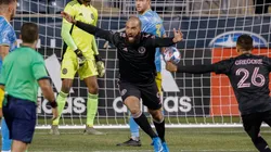 Gonzalo Higuaín viene de marcar un doblete ante Cincinnati (Getty Images)