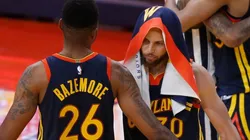 Kent Bazemore y Stephen Curry