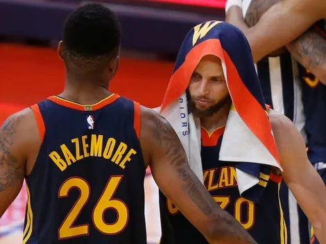 La imagen de la NBA: Warriors quedó eliminado con Curry en la banca