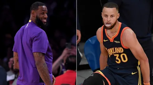 LeBron James y Stephen Curry