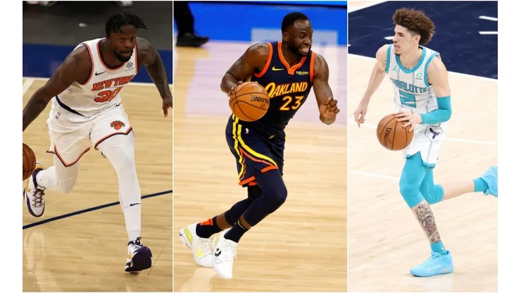 Julius Randle, Draymond Green y LaMelo Ball