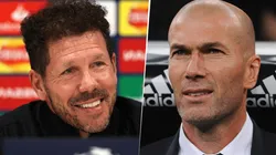 Atletico de Madrid de Diego Simeone y Real Madrid de Zinedine Zidane definirán esta jornada quién será el nuevo campeón de LaLiga (Fuente: Getty Images)