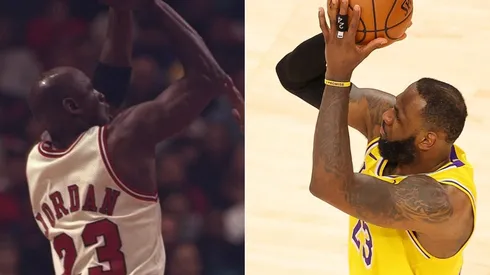 Michael Jordan y LeBron James