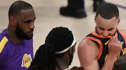 LeBron James y Stephen Curry en el Play In