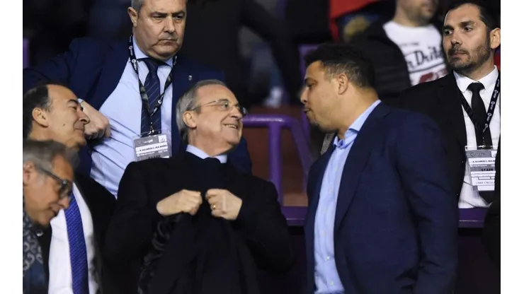Florentino Pérez y Ronaldo Nazario, presidentes de Real Madrid y Real Valladolid.