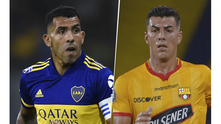Carlos Tevez vs Michael Hoyos (Foto: Getty)