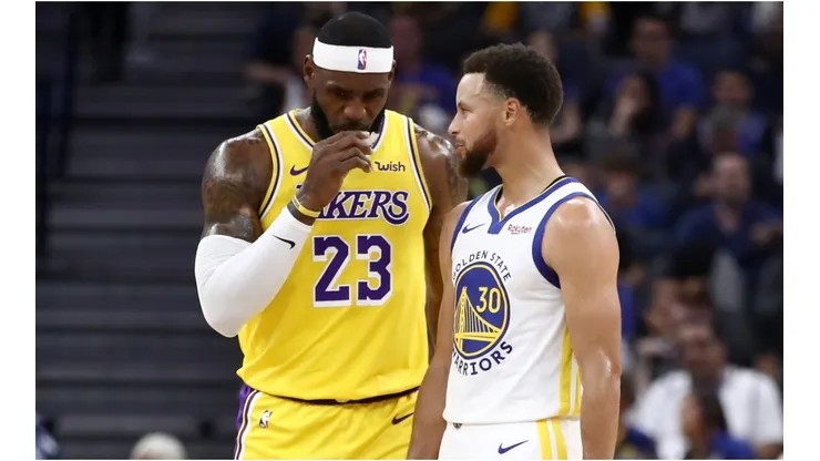 LeBron James y Stephen Curry (Foto: Getty)