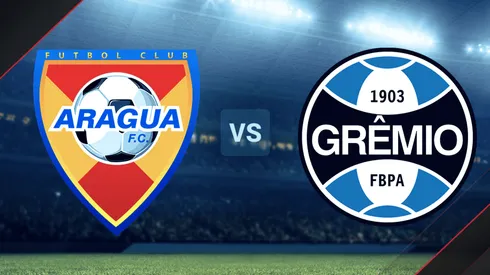 Aragua vs. Gremio por la Copa Sudamericana.