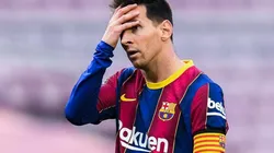 Lionel Messi durante un encuentro con Barcelona.