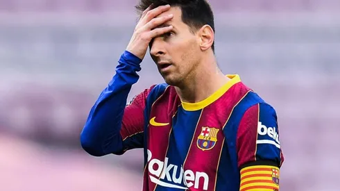 Lionel Messi durante un encuentro con Barcelona.