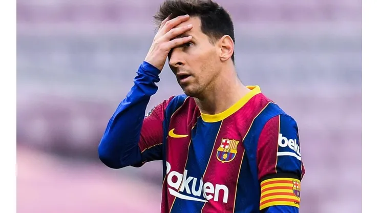 Lionel Messi durante un encuentro con Barcelona.