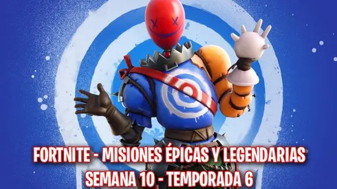 Estas son las misiones épicas y legendarias de la Semana 10 de Fortnite