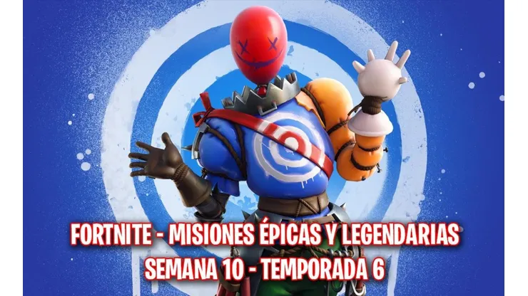 Estas son las misiones épicas y legendarias de la Semana 10 de Fortnite