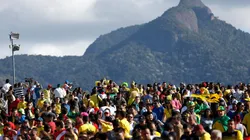 Los hinchas de Argentina copando Brasil durante la Copa América 2019 (Getty Images)