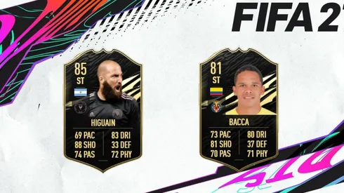 El pipa Higuaín y Carlos Bacca se destacan en el nuevo TOTW 34 del FIFA 21