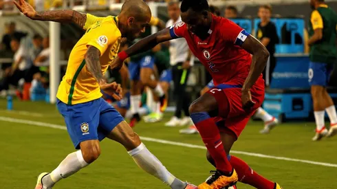 Haití enfrentó a Brasil en la Copa América 2016
