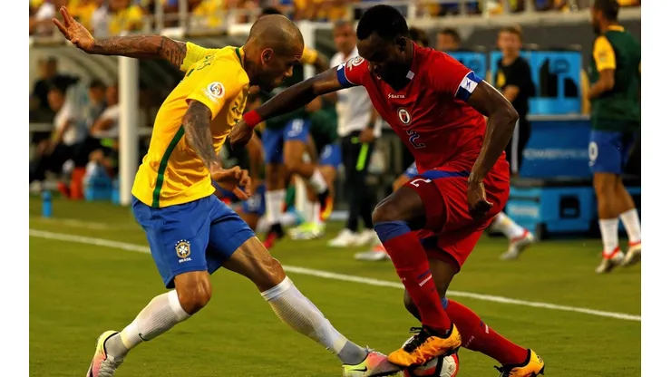 Haití enfrentó a Brasil en la Copa América 2016