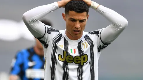 Cristiano Ronaldo durante un encuentro con Juventus.