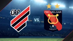 Athletico Paranaense vs. Melgar por la Copa Sudamericana.
