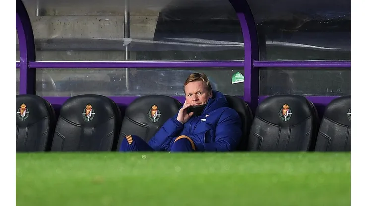 Por el último discurso de Laporta, Koeman parece más afuera que adentro