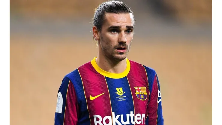 Antoine Griezmann durante un encuentro con Barcelona.
