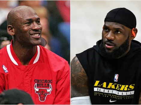 Jordan acabó la comparación con LeBron James en una clase magistral