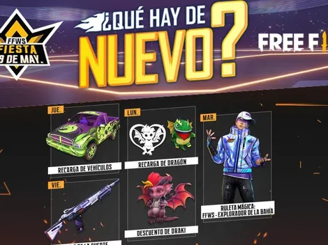Nueva Ruleta Mágica de la FFWS destaca en la Agenda Semanal de Free Fire