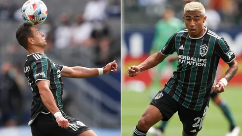 Javier Hernández y Julián Araujo