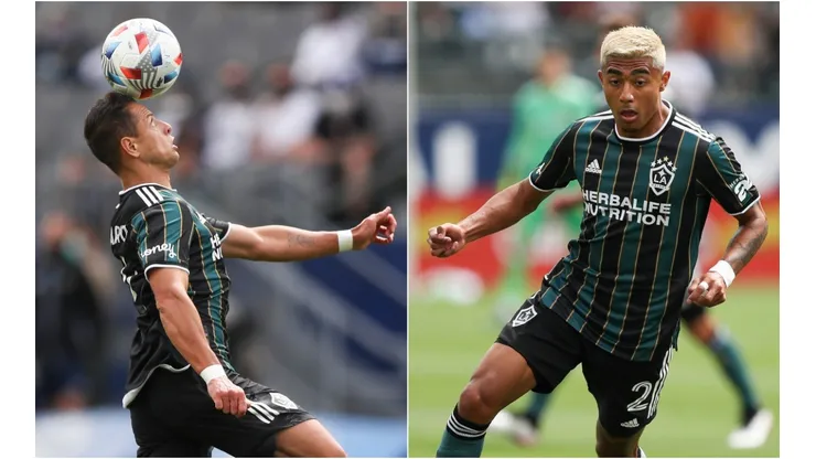 Javier Hernández y Julián Araujo