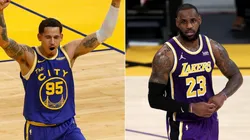 Juan Toscano-Anderson y LeBron James