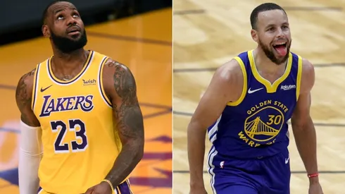 LeBron James vs. Stephen Curry en la NBA