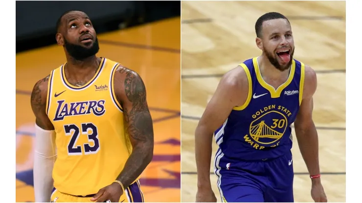 LeBron James vs. Stephen Curry en la NBA