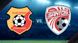 Herediano vs. Santos, semifinales de la Liga Promerica.