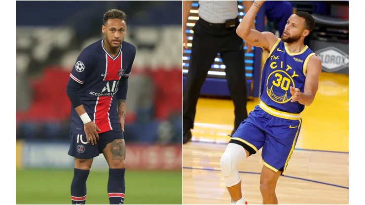 Neymar y Stephen Curry (Foto: Getty)