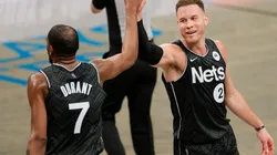 Kevin Durant y Blake Griffin (Foto: @BrooklynNets)