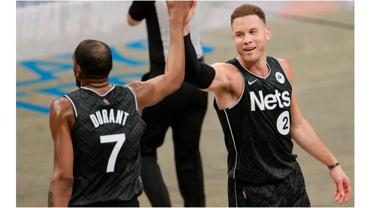 Kevin Durant y Blake Griffin (Foto: @BrooklynNets)