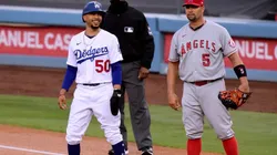 Mookie Betts y Albert Pujols