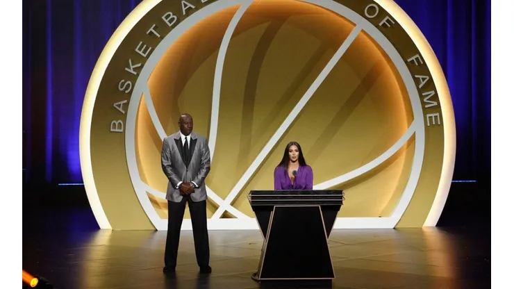 Vanessa Bryant y Michael Jordan