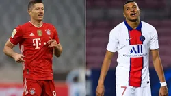 Robert Lewandowski y Kylian Mbappé.